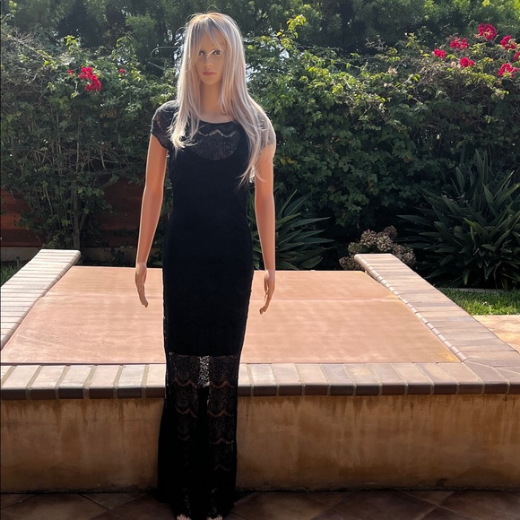 Bebe black body con maxi dress - Picture 1 of 9